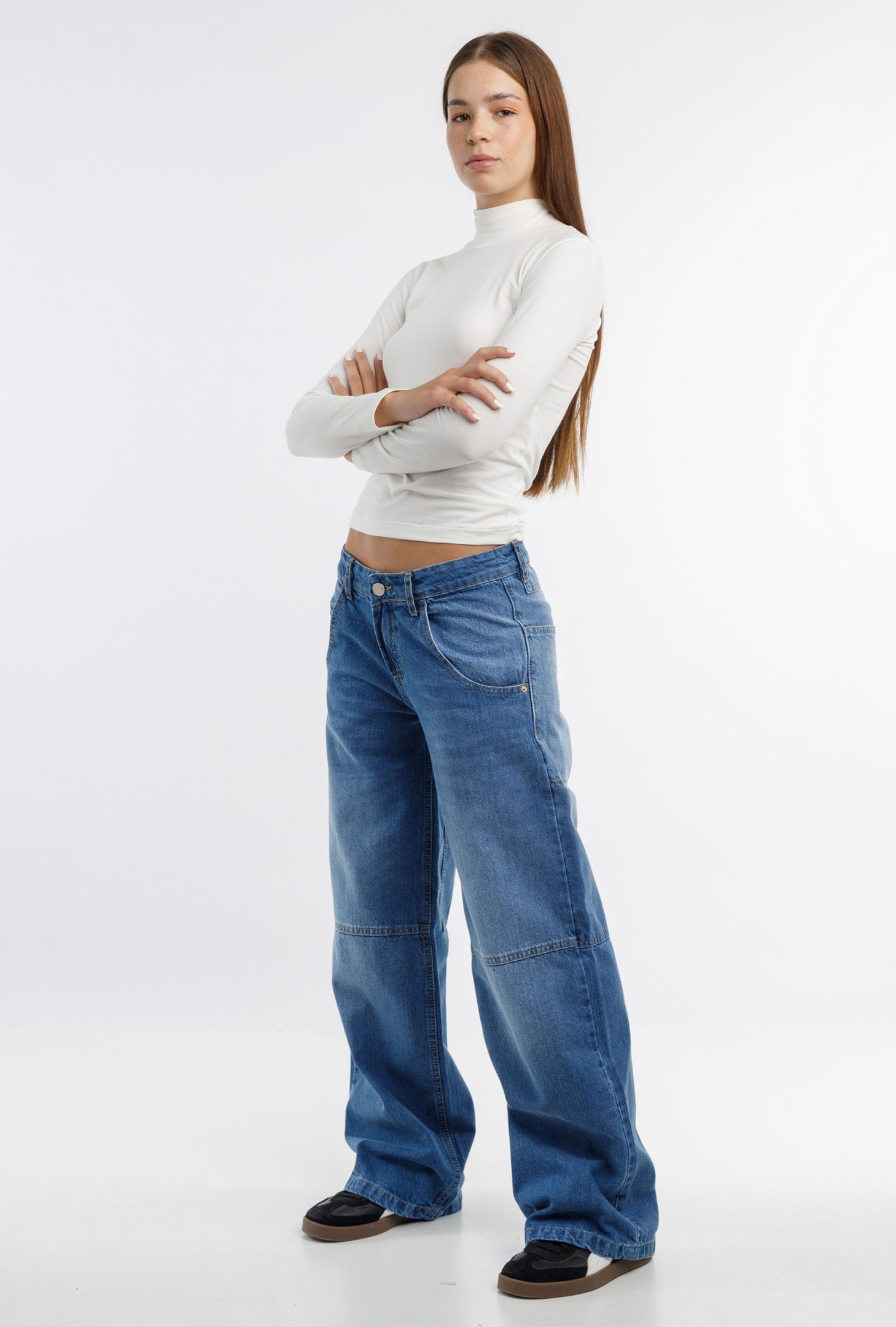 JEAN WIDE LEG IDA