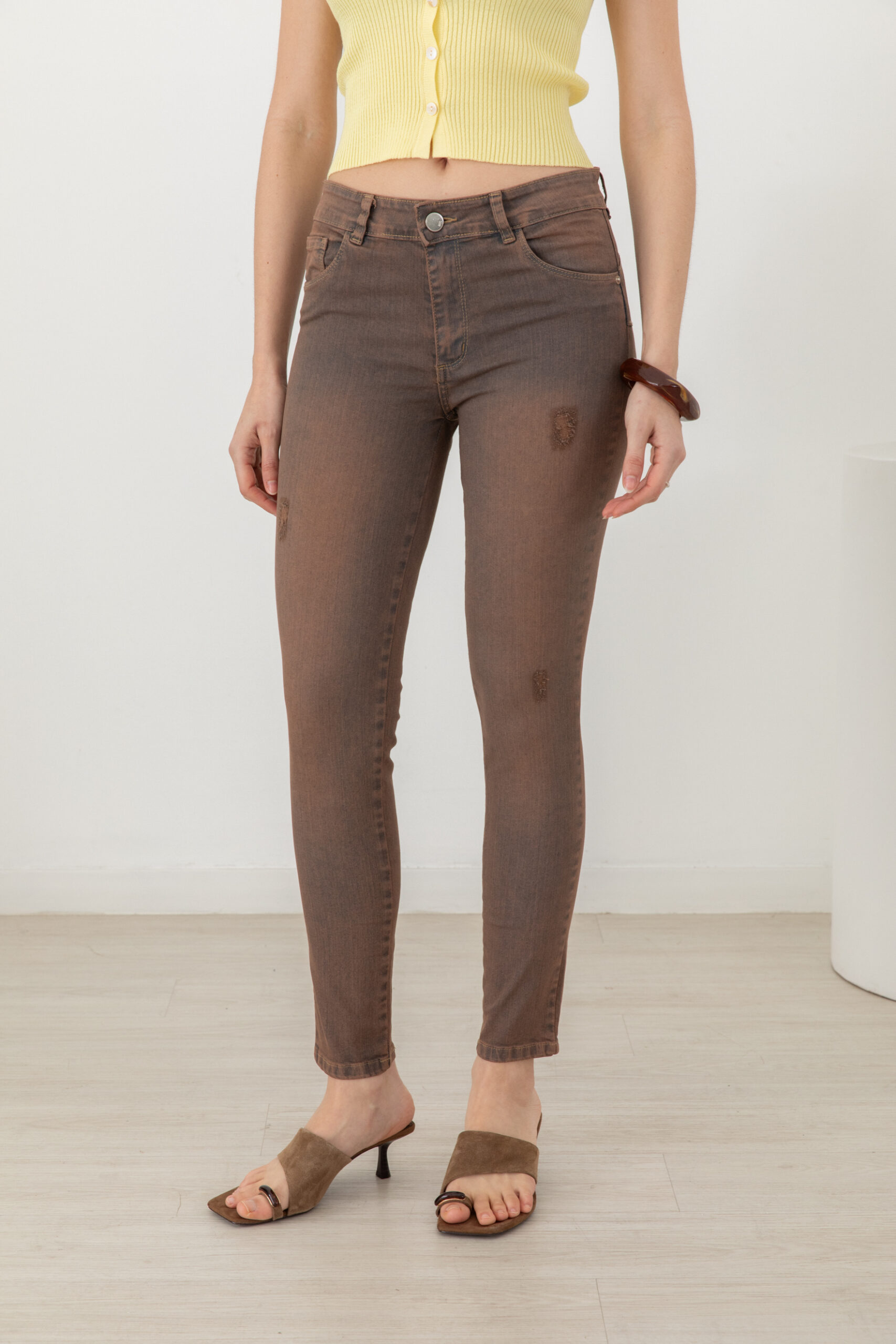 SKINNY PU 2P ELASTIZADO - A226220071