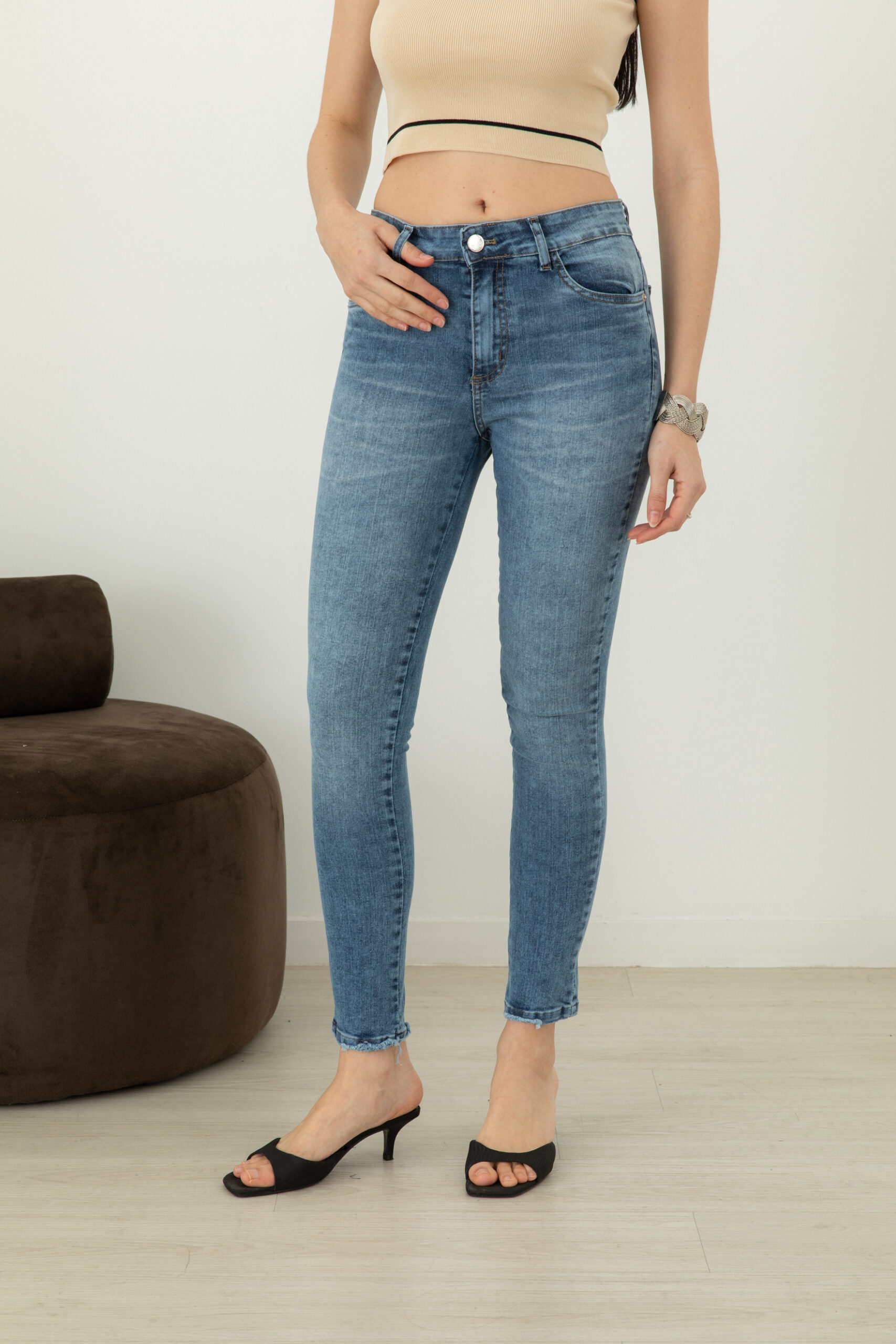 SKINNY 1P ELASTIZADO ROTURAS - A226220006