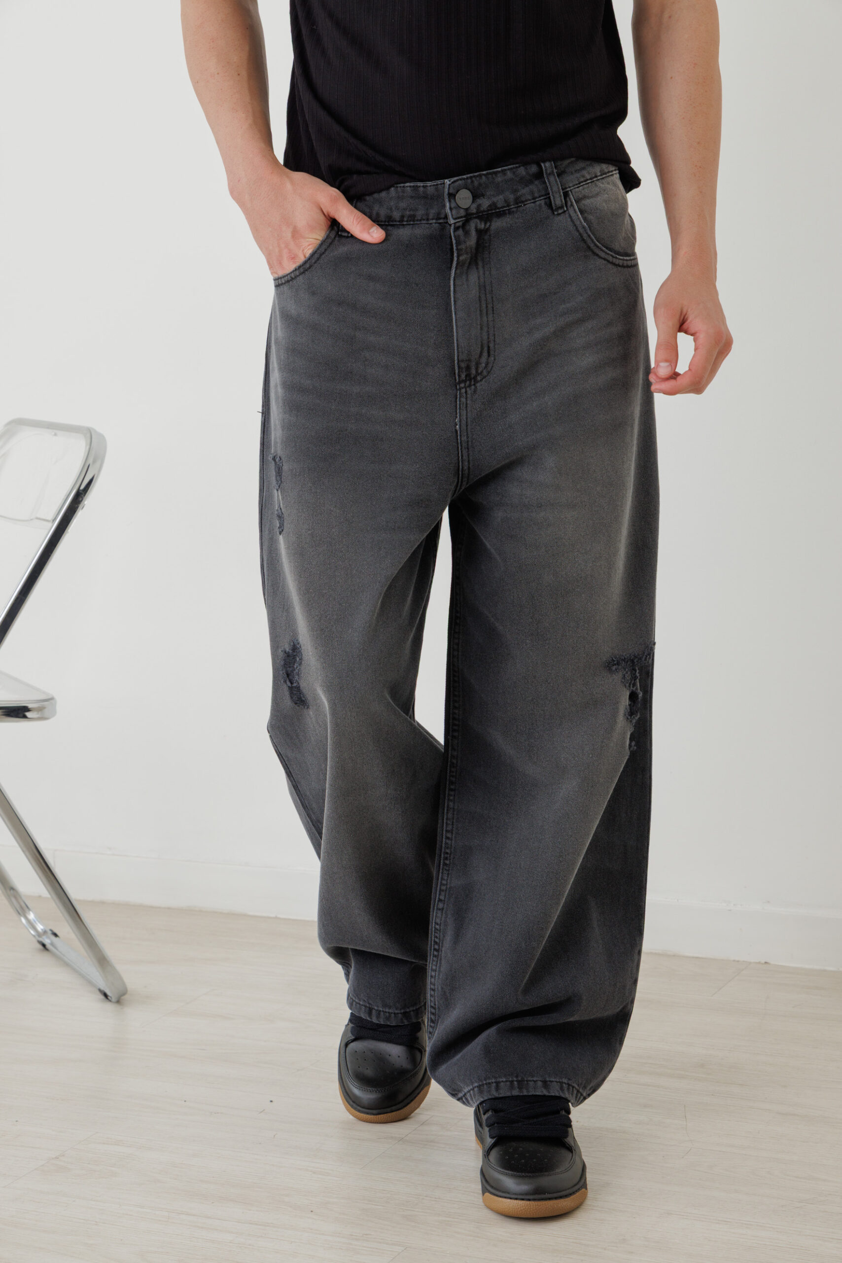 SUPER BAGGY RIGIDO ROTURAS - Q226120011